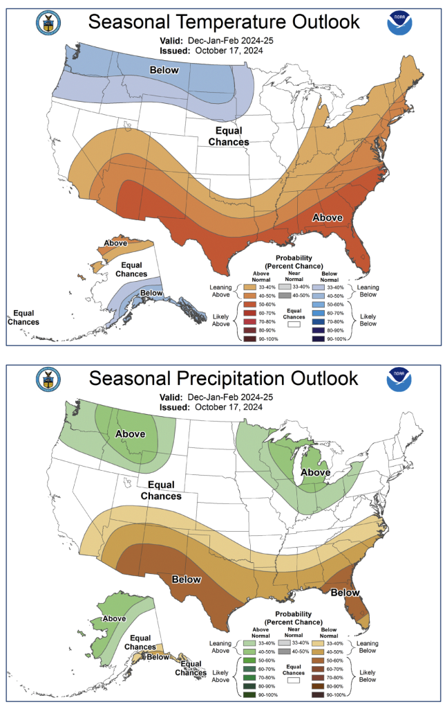 weather maps from NOAA